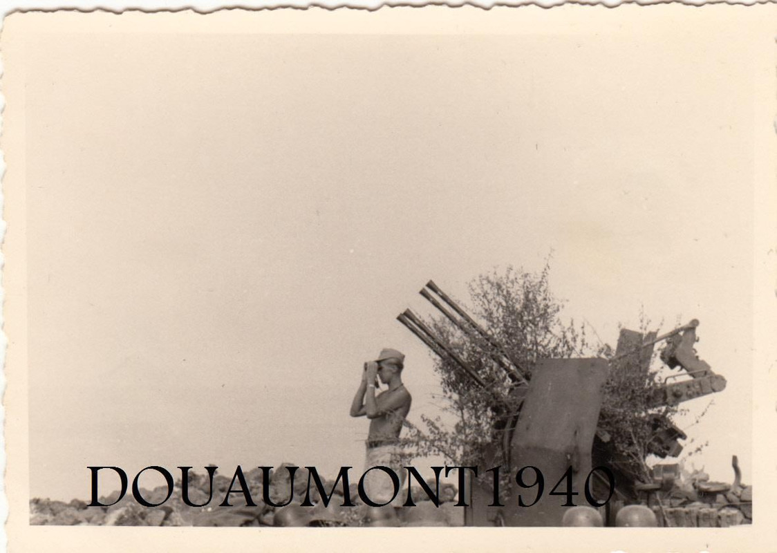 Italien Flakvierling April 1943 Süd Front WH Tropen Uniform