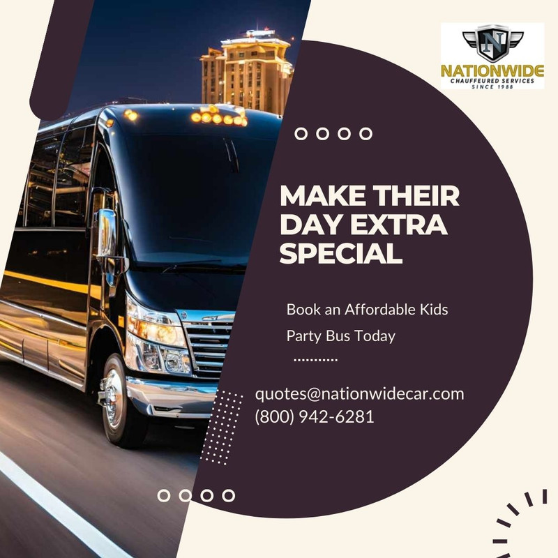 Affordable Kids Party Bus