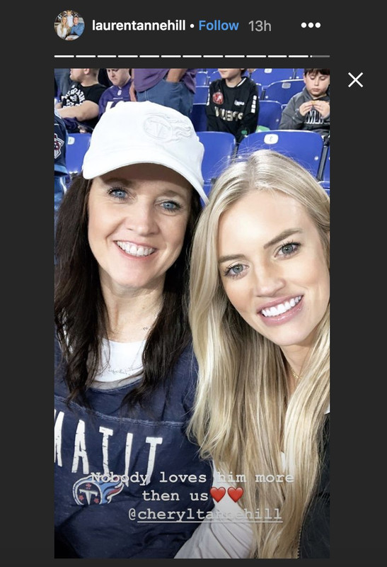 Ryan Tannehill’s Wife Lauren Goes Viral During Titans Game 1