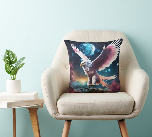 Underwater Long Exposure Photography Style Pillow