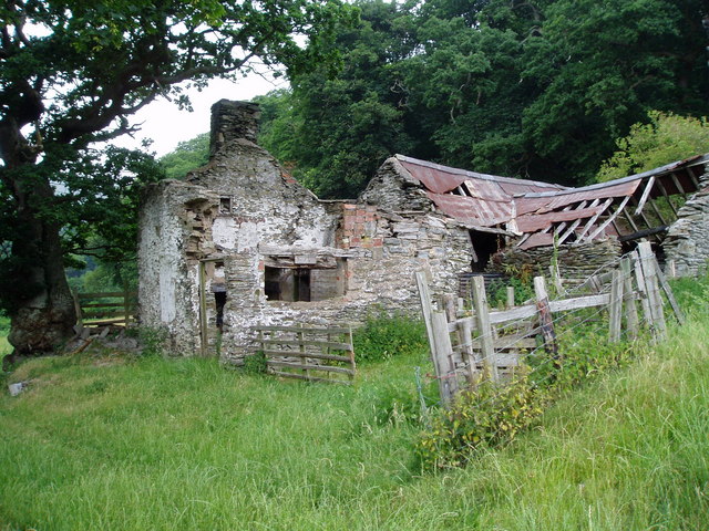 Ruined farmhouse geograph org uk 206972