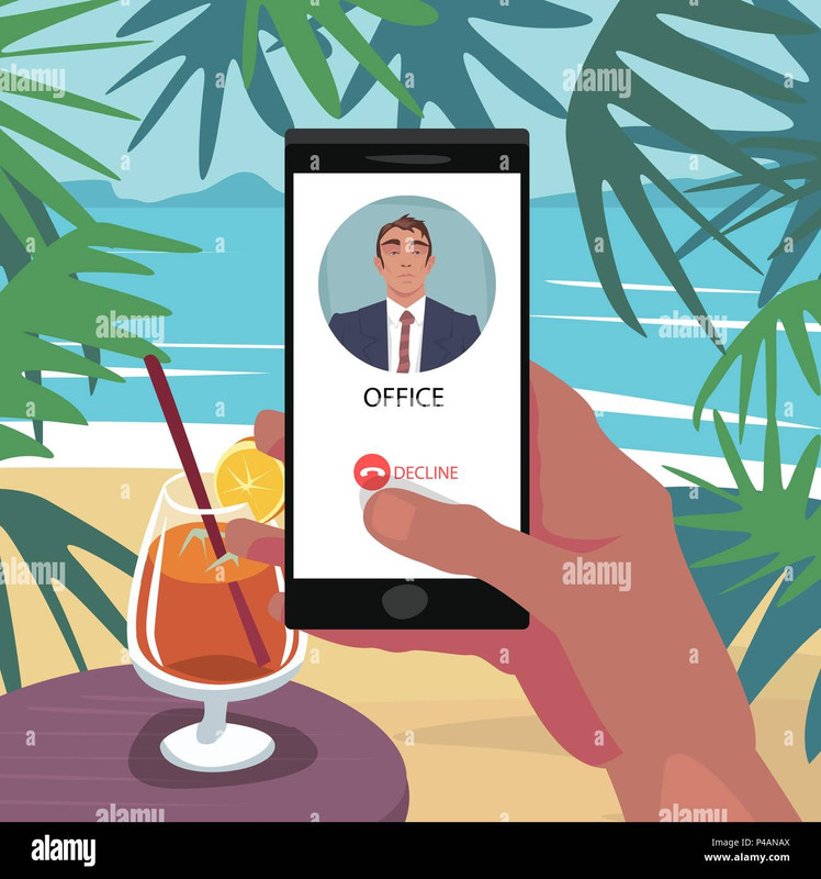 rechazar-la-llamada-del-jefe-en-vacacion