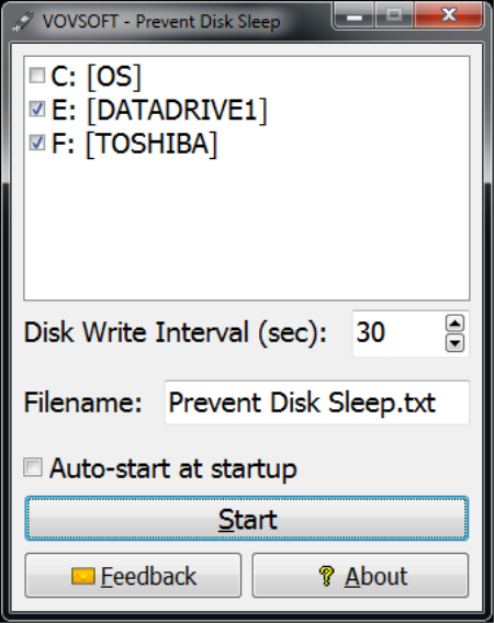 Prevent Disk Sleep 3.0