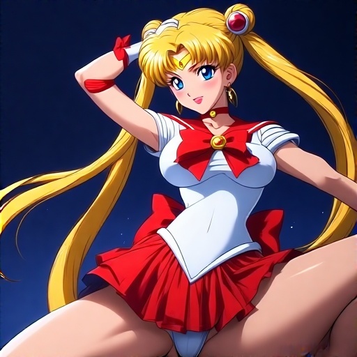 Sailor-Moons-in-very-short-ski-5