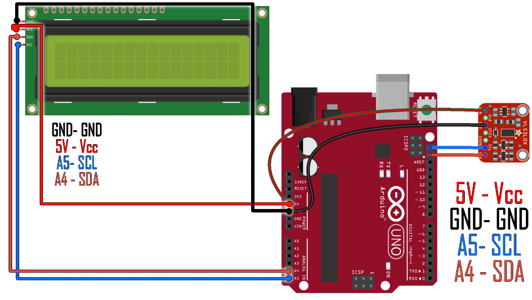 VL53L1X Wiring Diagram