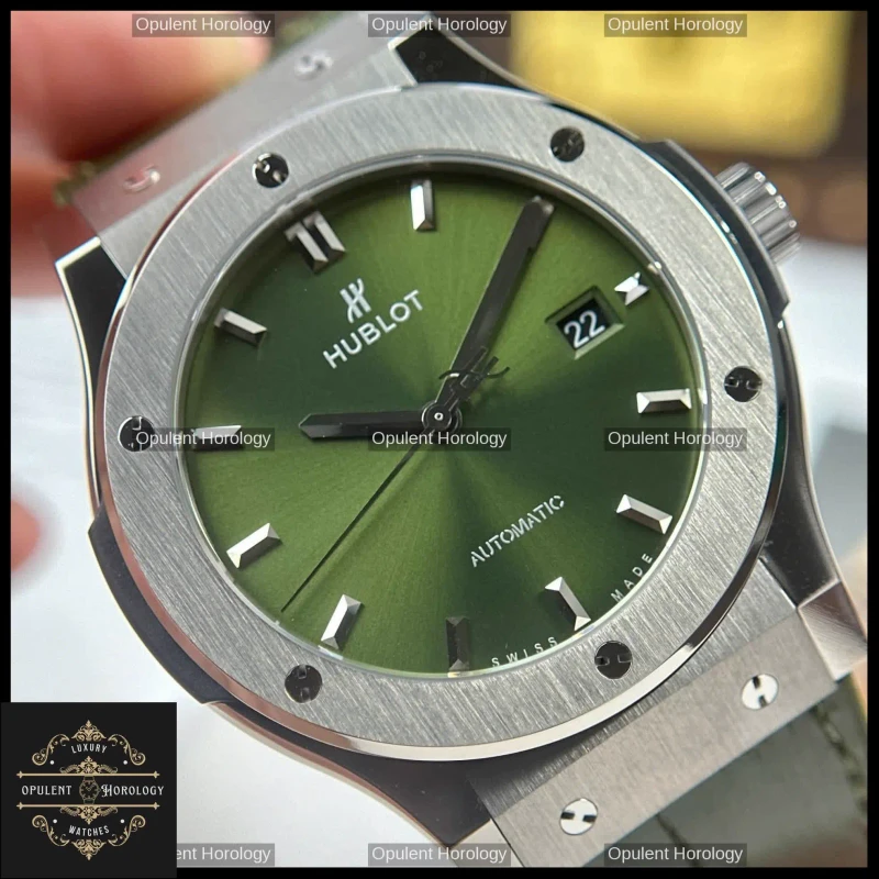 Hublot Classic Fusion 42mm Green Titanium Ultra-Lightweight Automatic Watch