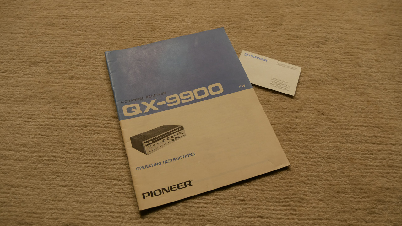 QX-9900 owner manual (i)