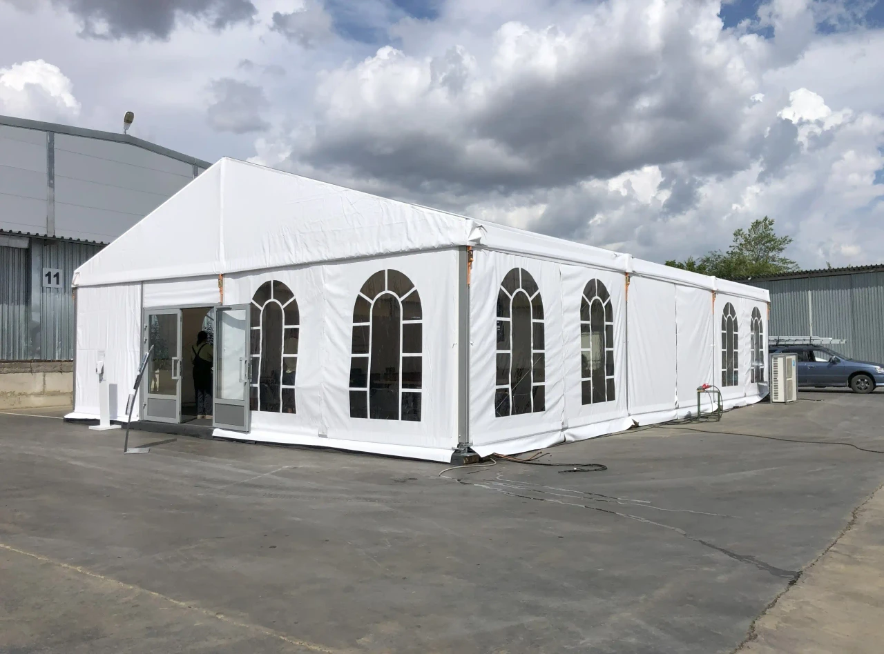 Шатер двухскатный 10х15 метров