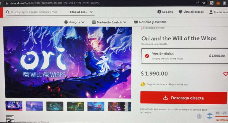 Ori and the Will of the Wisps Nintendo Switch Argentina 
