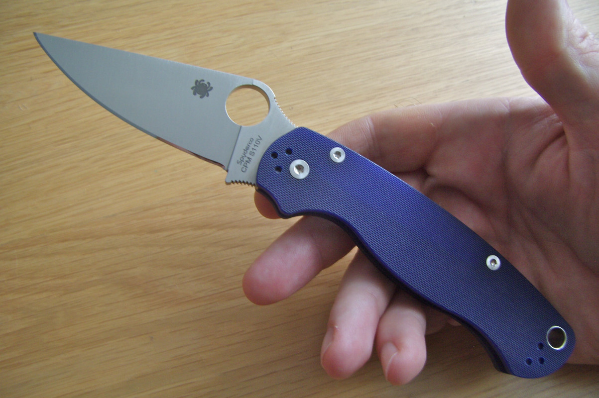 Spyderco PM2 S110V mirror edge - 8