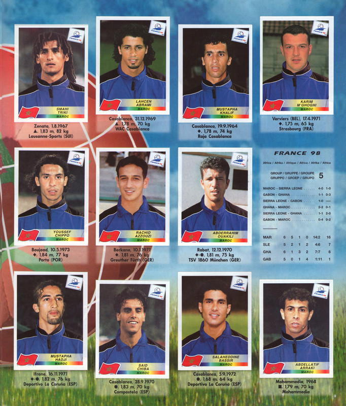 FIFA World Cup 1998 France (Panini) 11