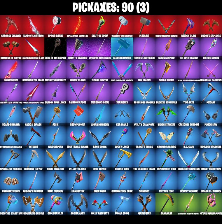 pickaxes comp