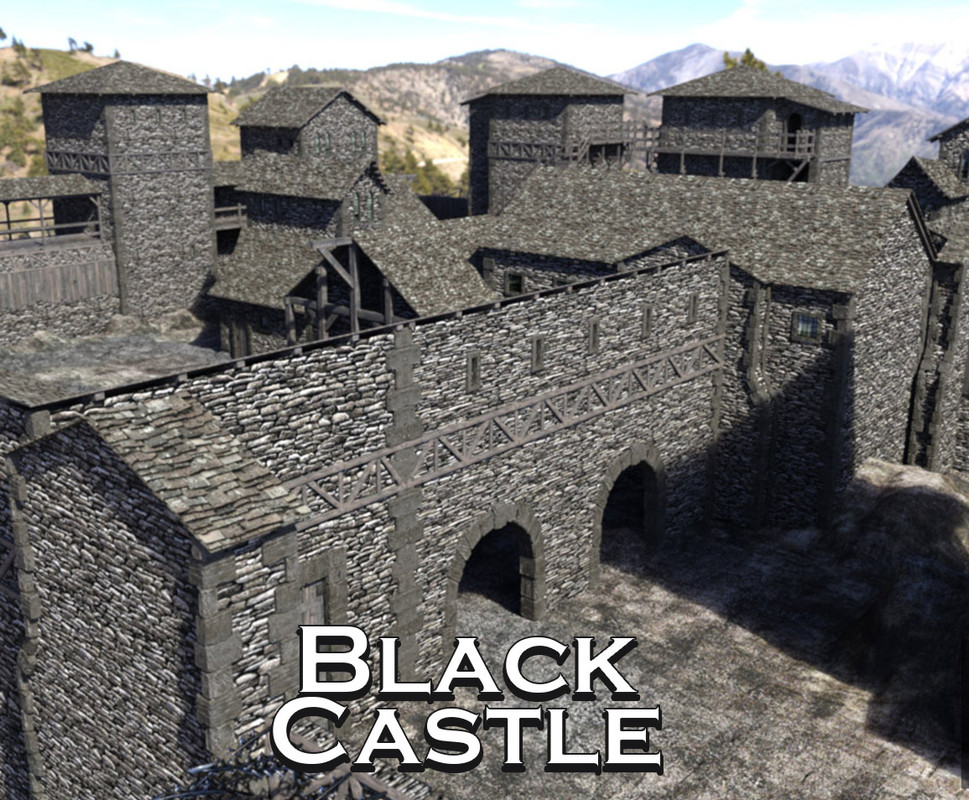 Black Castle for DS Iray Black Castle for DS Iray