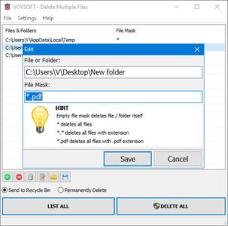 VovSoft Delete Multiple Files 1.4 Multilingual Portable