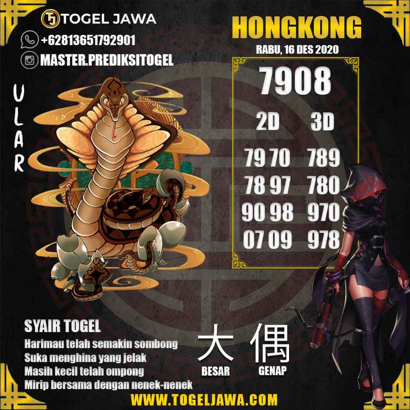 Prediksi Hongkong Tanggal 2020-12-16