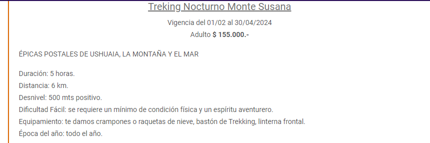 * Treking Nocturno Monte Susana * - Ushuaia: excursiones y Alojamientos (Patagonia Argentina) - Foro Argentina y Chile