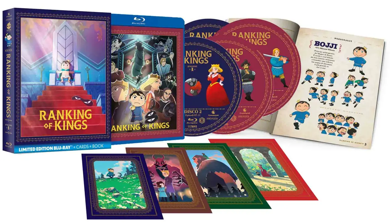 RankingOfKings-FanFactory-Stagione1-LimitedEdition-AnimeFactory-4Blu-ray-Cards-BookDaCollezione_1
