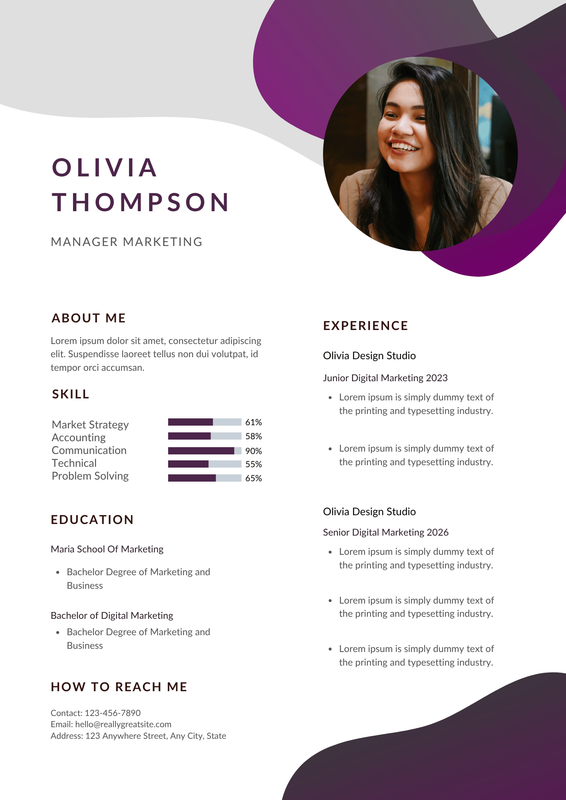 Creative Resume preview