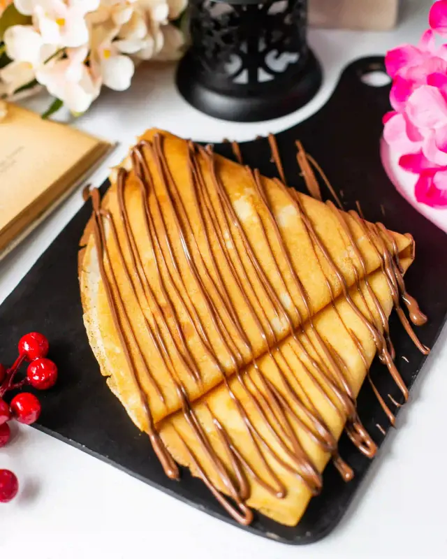 Como fazer um crepe com recheio doce
