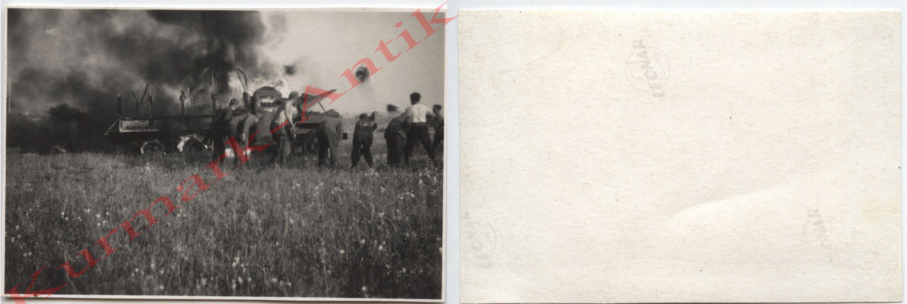 Foto Wehrmacht Russland Front Motiv LKW Büssing 