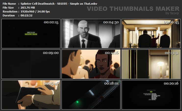 Splinter Cell Deathwatch S01E05 Simple as That mkv