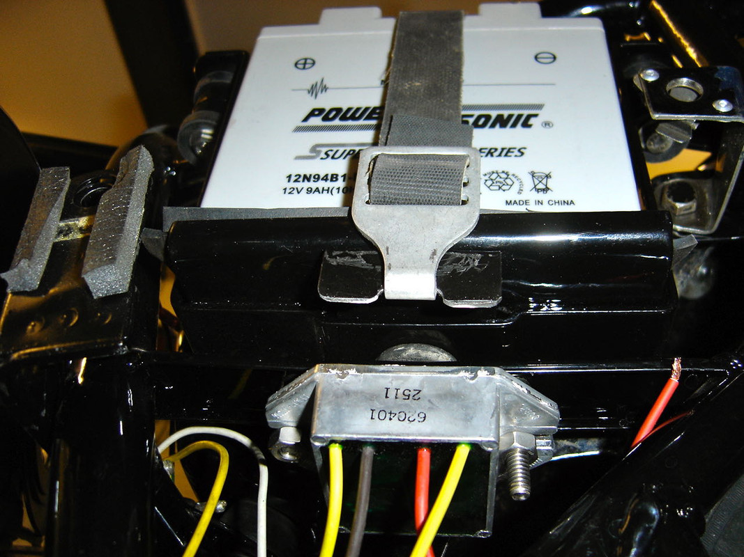 Regulator-rectifier mount on A65
