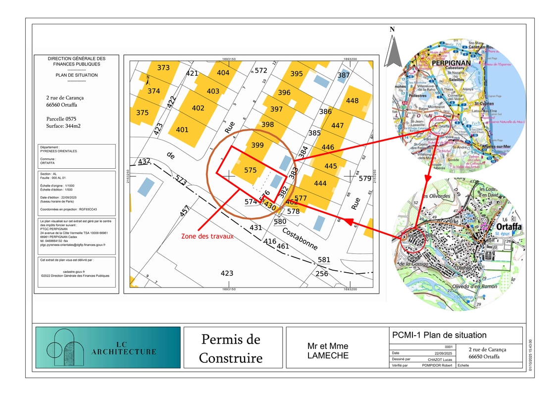 PCMI-1 Plan de situation