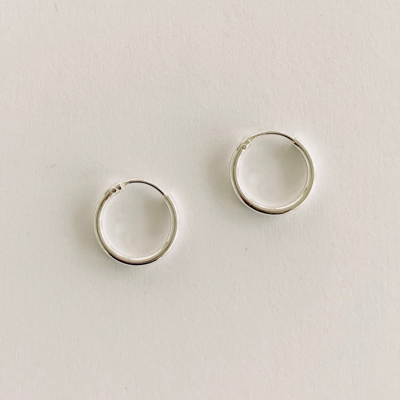 Argollas de 1 cm finas