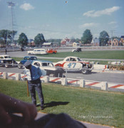 Willie Beardsley in Blue Car