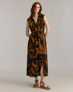 SP25-1401-1649-SILK-BRUSH-STROKE-V-NECK-MAXI-DRESS-BILLYS-BROWN-BLACK-02