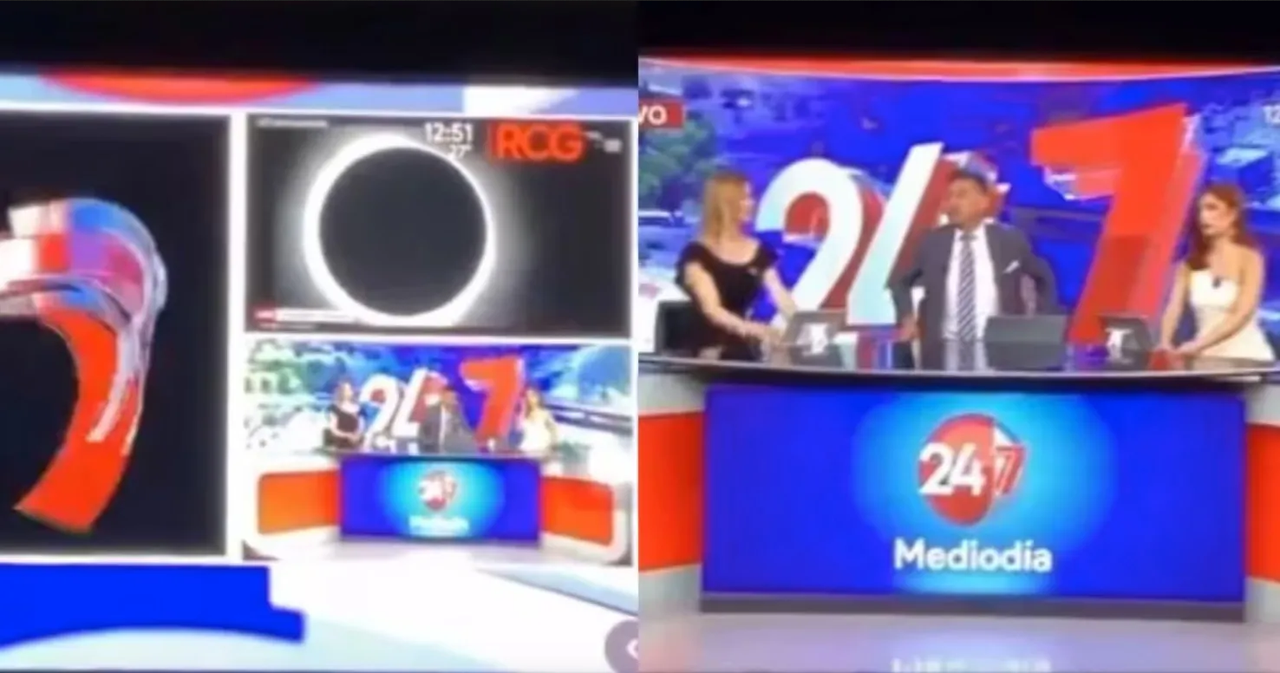 Eclipse Solar: Noticiero transmite en VIVO video de hombre desnudo por error