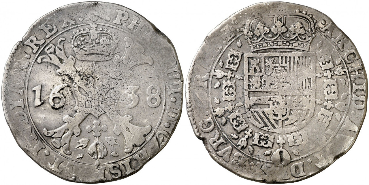 Patagon de Felipe IV de Bruselas 1638 294696
