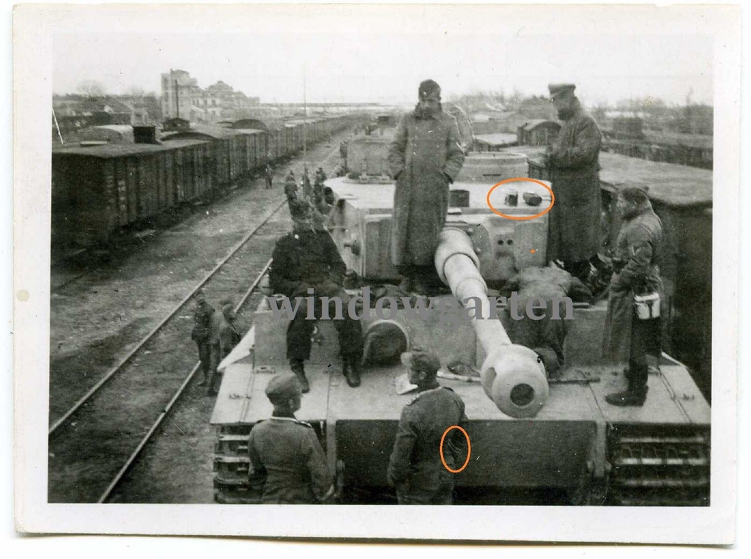 PANZER TANK TIGER VERLADUNG EISENBAHN ÄRMELBAND 