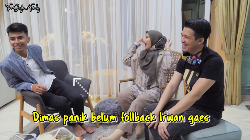 Dimas Ramadhan panik belum memfollow back Irwansyah 