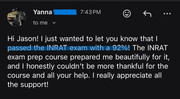 Student Testimonial