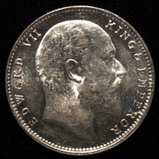 1 rupia India Británica. Eduardo VII 1904. PAS7475
