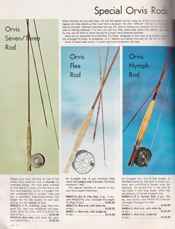 Catalog - 1972 Christmas page 74 (Speciality Rods)