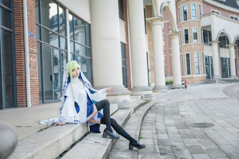 艾西Aiwest 白圣女塞西莉亚Cosplay写真图集 高清美图合集 24P (121.1M)插图