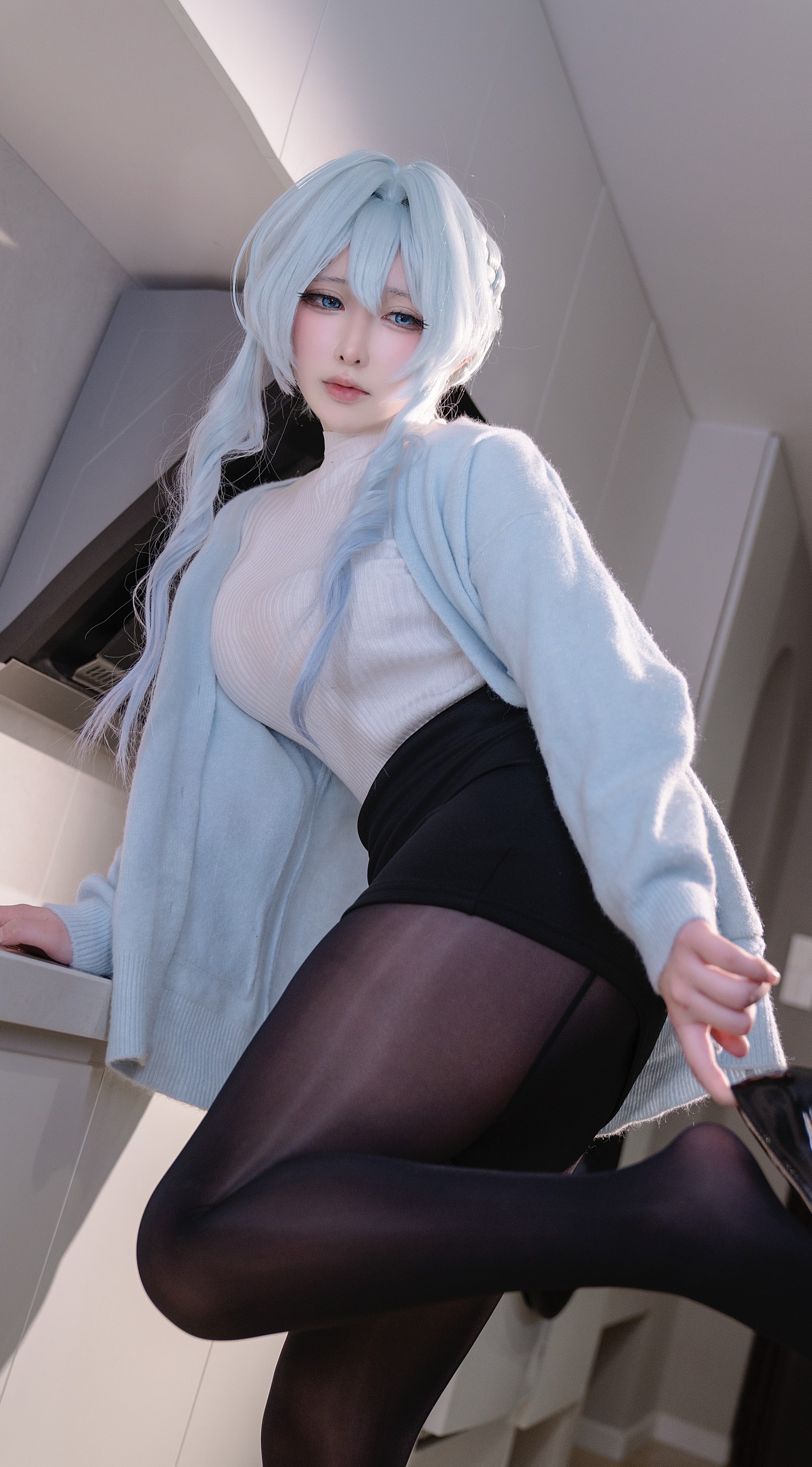 樱梨梨 雪女 Cosplay 写真图集｜高清日系风格摄影（32P｜178MB）插图