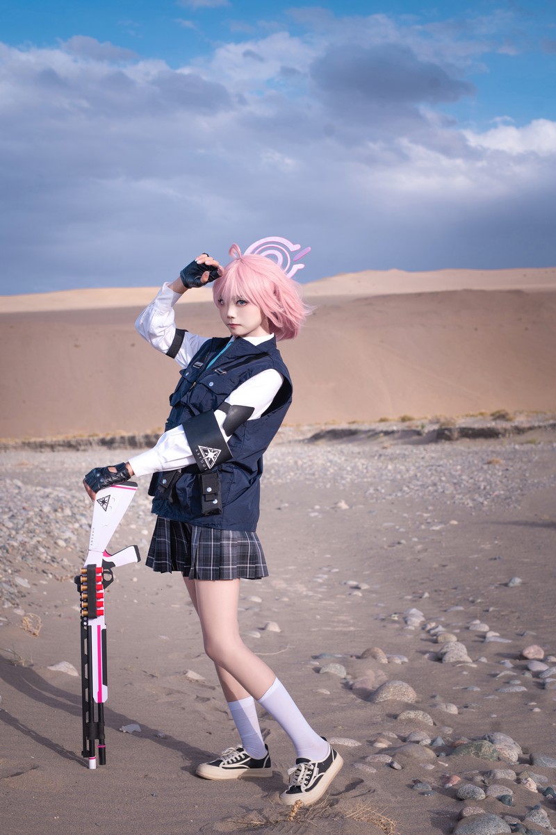 艾西Aiwest 星野Cosplay写真图集 碧蓝档案角色高清美图 49P (290.6M)插图7