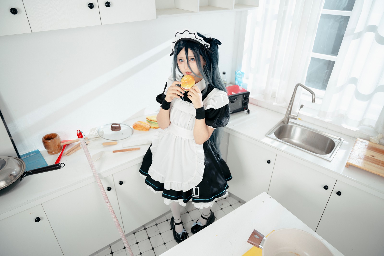 喜欢爱理吗COS写真：碧蓝航线独角兽婚纱高清套图（31P-172.5M）插图3