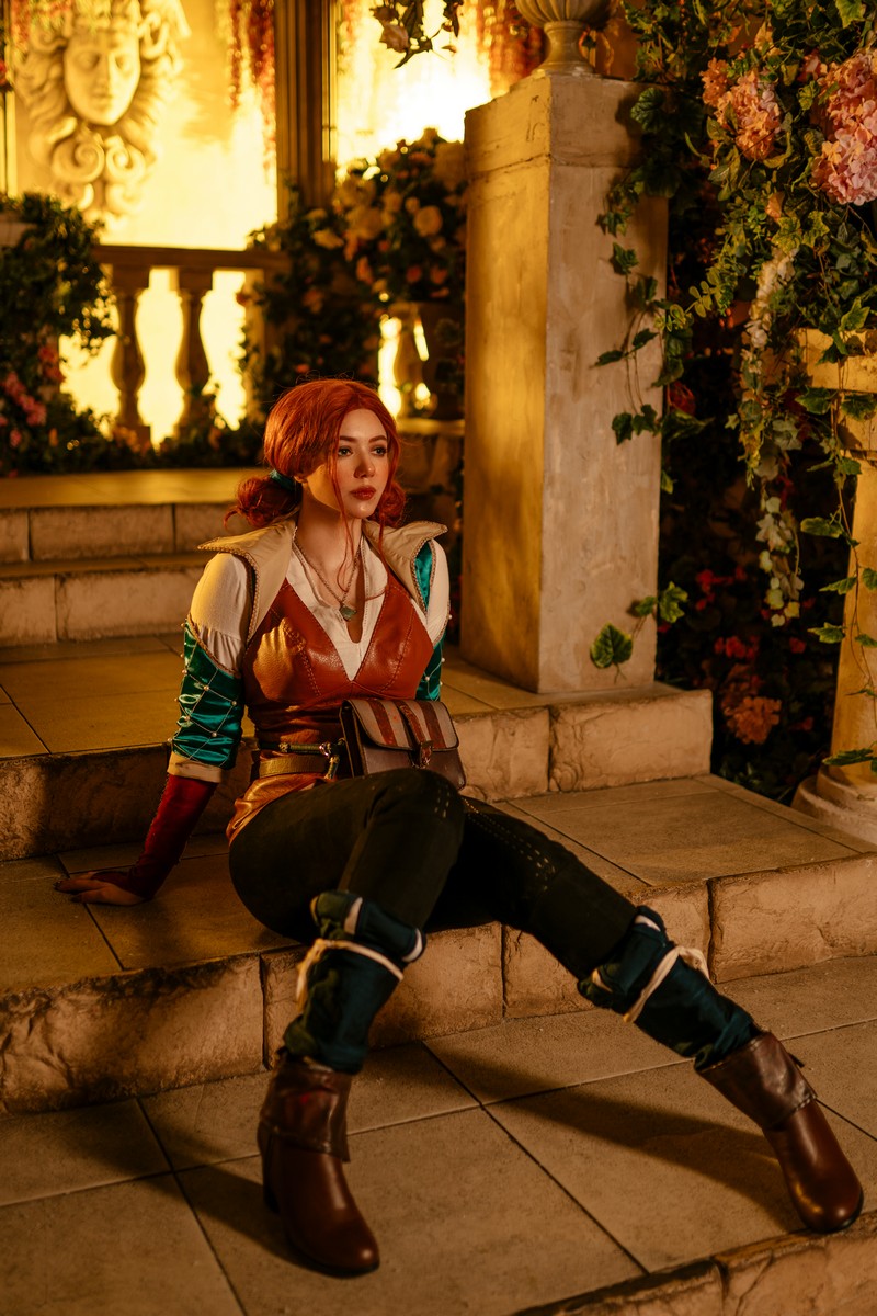 Alina Becker 特莉丝 Triss Merigold Cosplay 巫师系列高清写真【37P-150M】插图3