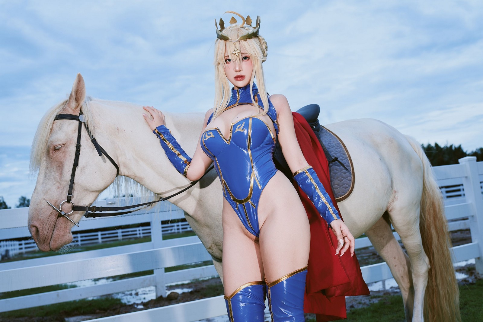 Puy Puy – Artoria Lancer Fate/Grand Order Cosplay 写真+视频（180P+22V-496MB）插图3