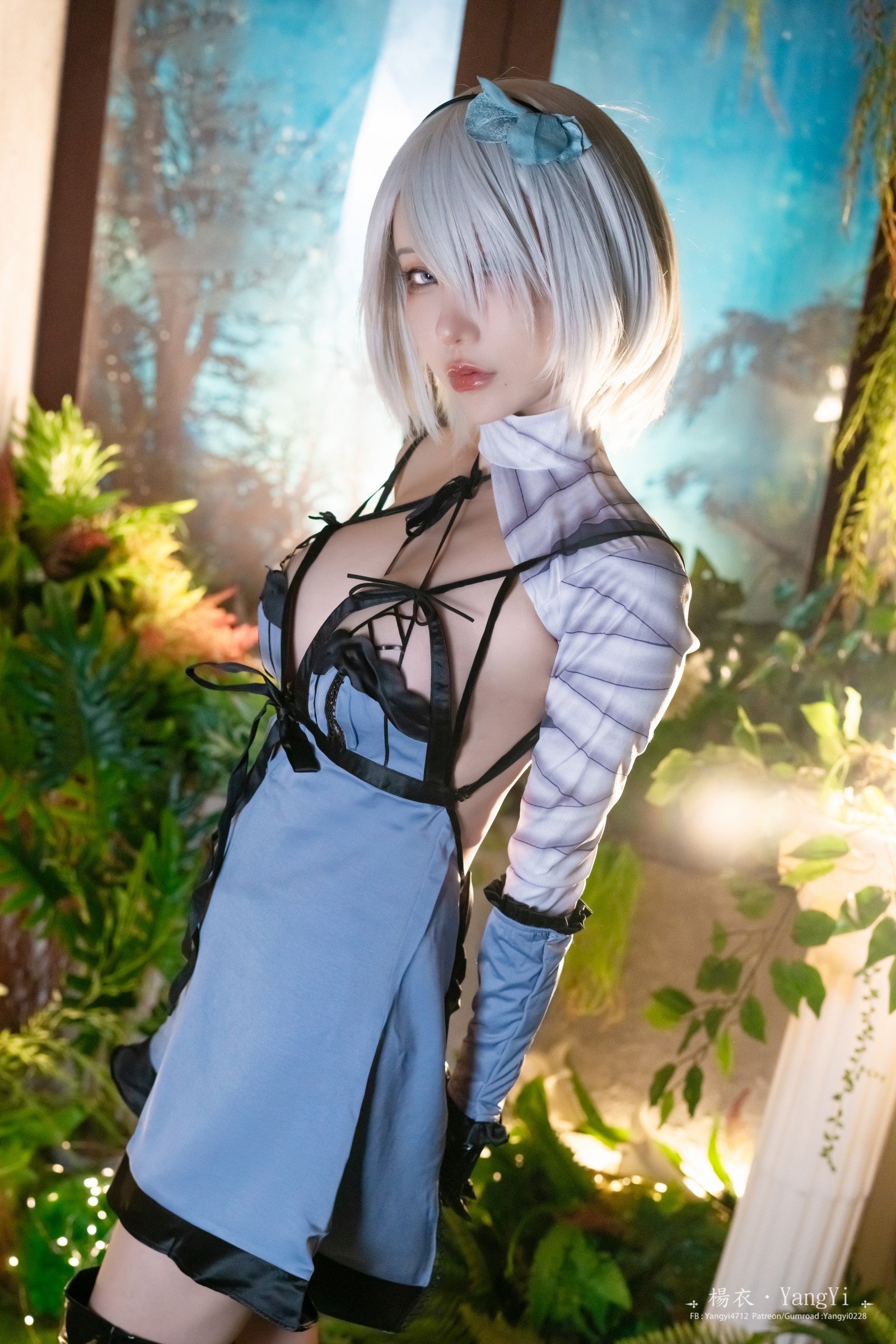 楊衣 Yangyi – 2B Cosplay 高清写真视频合集（59P+4V-488MB）尼尔机械纪元插图4
