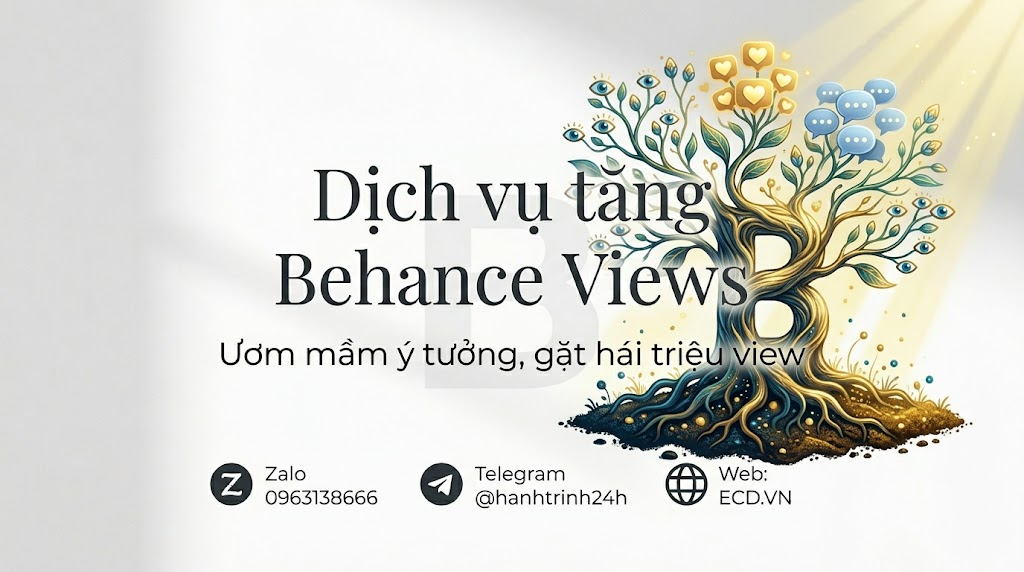 dịch vụ tăng behance views bền vững tăng engagement