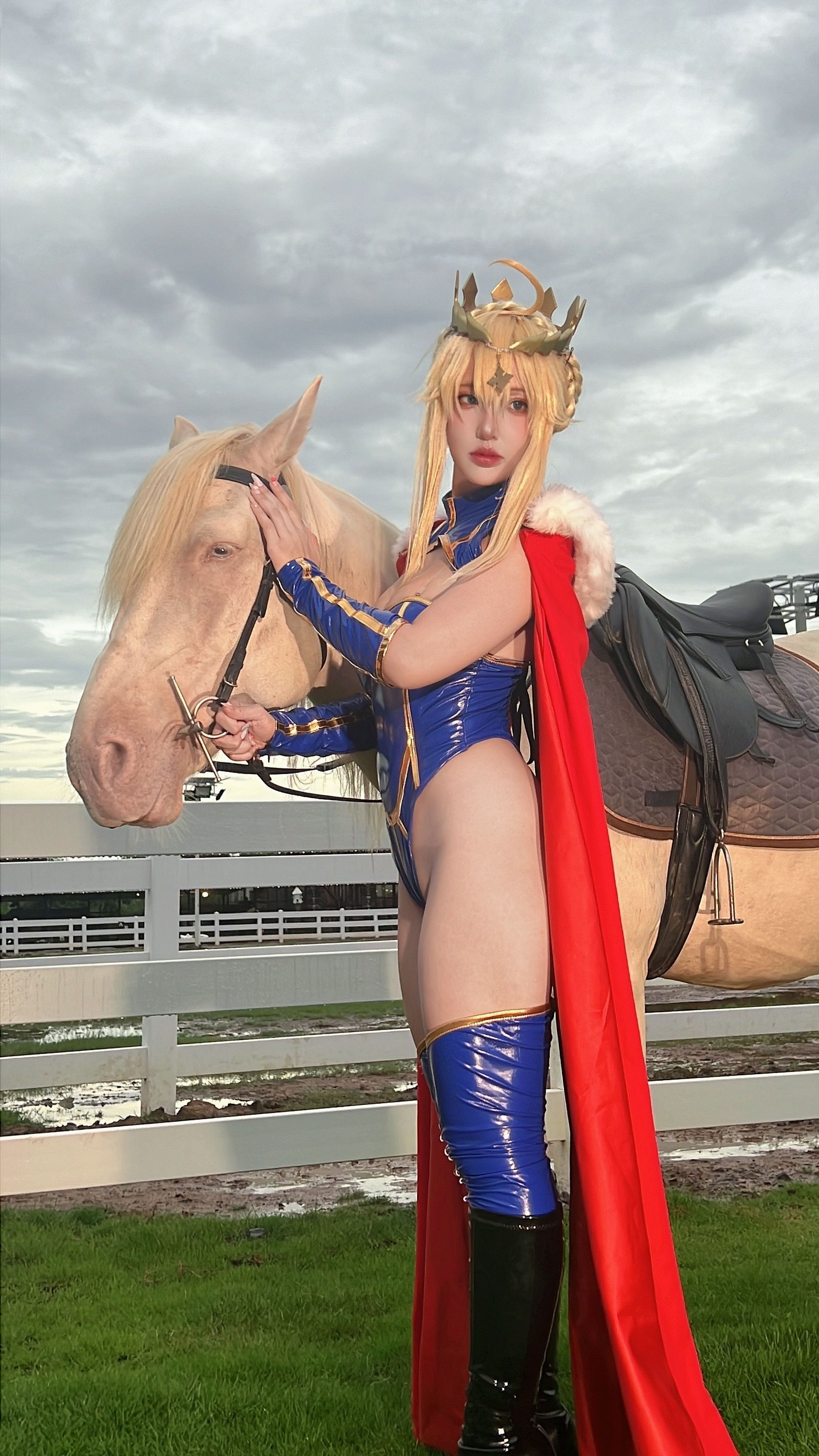 Puy Puy – Artoria Lancer Fate/Grand Order Cosplay 写真+视频（180P+22V-496MB）插图7