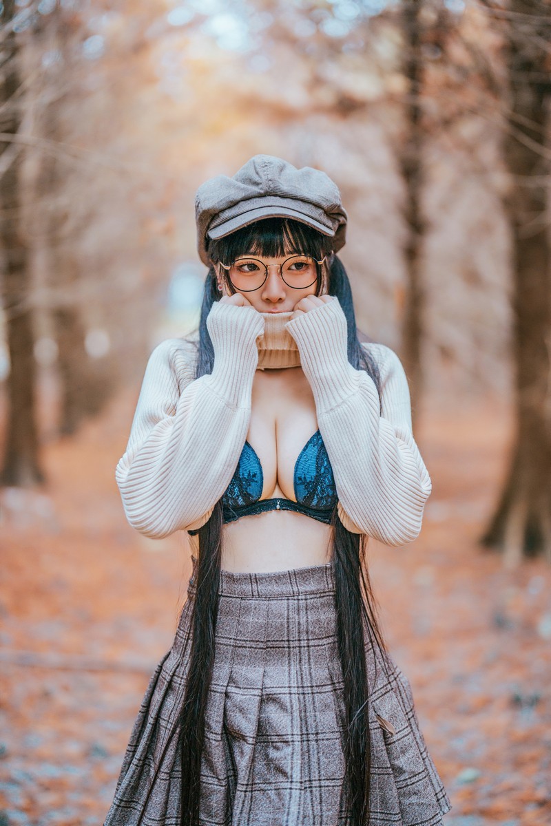 落落Raku 暮秋 Muhchiou 氛围写真 58P插图