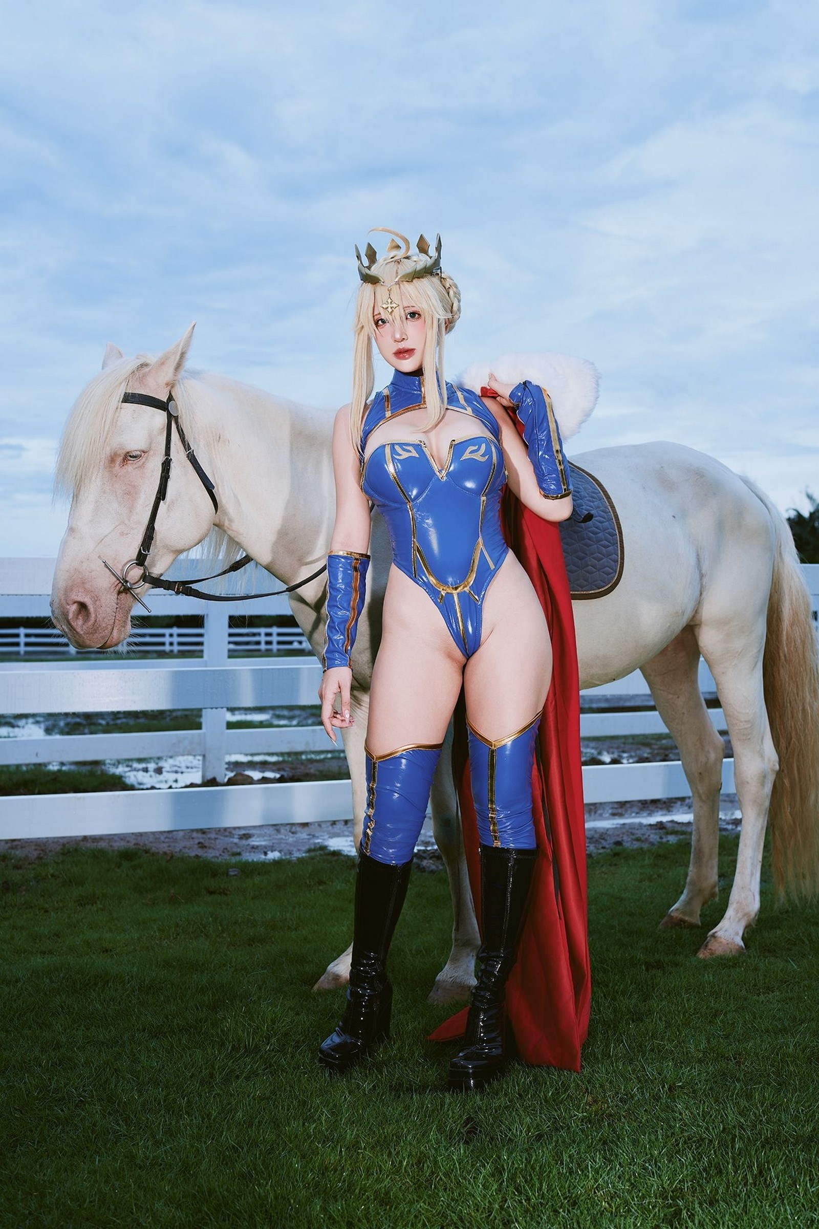 Puy Puy – Artoria Lancer Fate/Grand Order Cosplay 写真+视频（180P+22V-496MB）插图3