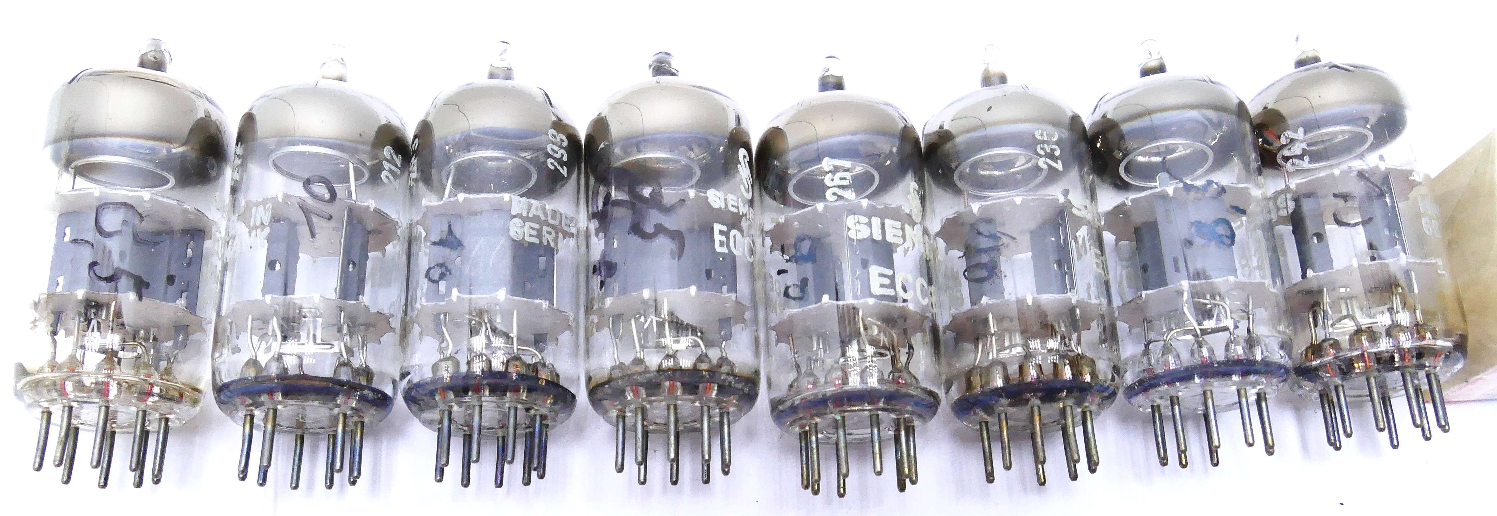 Siemens ECC81 12AT7 Röhren Set Bild 6