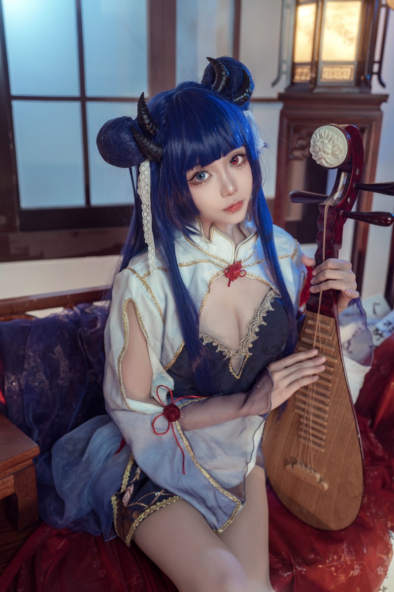 艾西Aiwest 伊吹新年旗袍Cosplay写真图集 新年主题高清图集 35P (396.8M)插图1